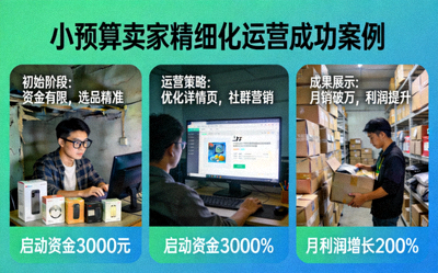 小预算卖家通过精细化运营取得成功的案例故事板